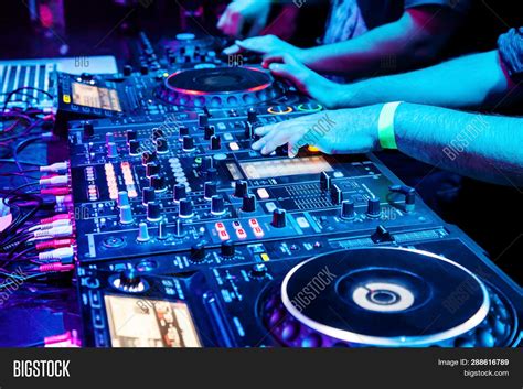 Dj Playing Track Image And Photo Free Trial Bigstock