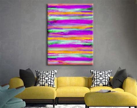 Purple Abstract Canvas Art Abstract Art Print Extra Large Wall Art