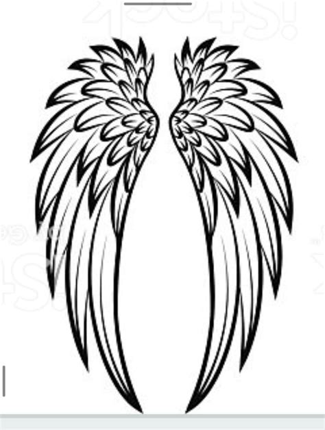 Pin By Sarah Gunderson On Tatted Up Wings Drawing Angel Wings