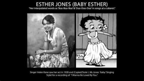 The Real Betty Boop Esther Jones Youtube