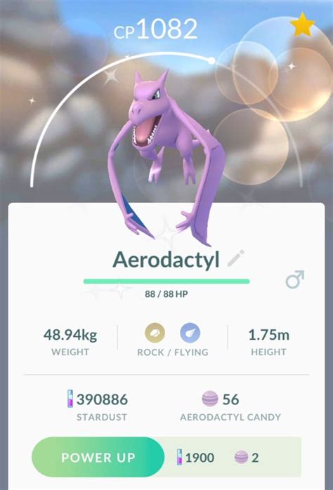 Pokémon Go Screenshots Of New Shiny Pokémon Shiny Aerodactyl Shiny
