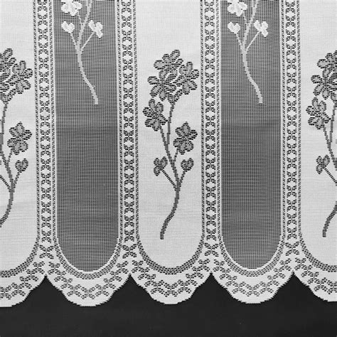 Juniper Panel Effect Lace Net Curtaining White - Sold by the Metre | eBay