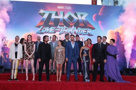 Thor Love And Thunder Best Photos From Red Carpet Premiere