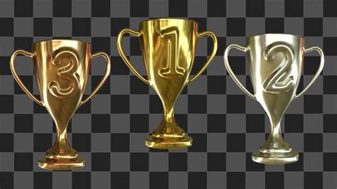 Three Trophies Stock Motion Graphics Motion Array