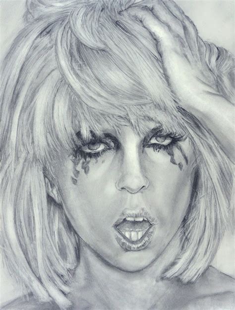 Drawing Of Lady Gaga — Seb Castilho