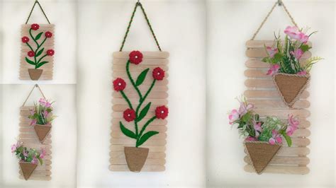 Diy Wall Hanging Ideas Ice Cream Stick Craftpopsicle Stick Crafts