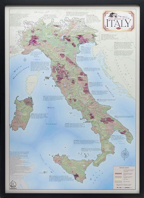 Italy Wine Map Vinmaps