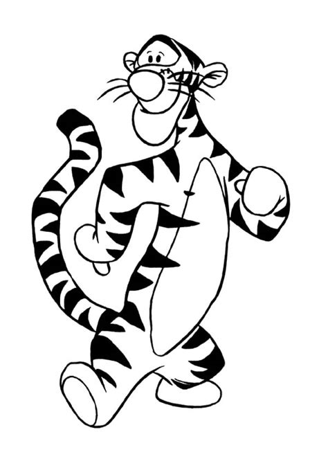 Tigger Winnie The Pooh Coloring Pages Clip Art Library