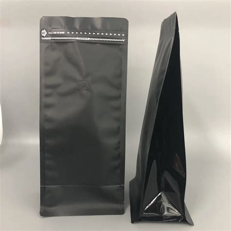 250g 500g 1kg Standard Size Custom Printed Flat Bottom Coffee Packaging