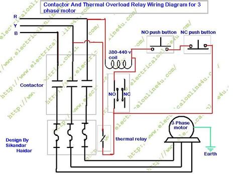 Timer and contactor r relay diagram / 3 phase motor wiring engineering electrical diagram contactor and timer. How To Wire Contactor And Overload Relay - Contactor ...