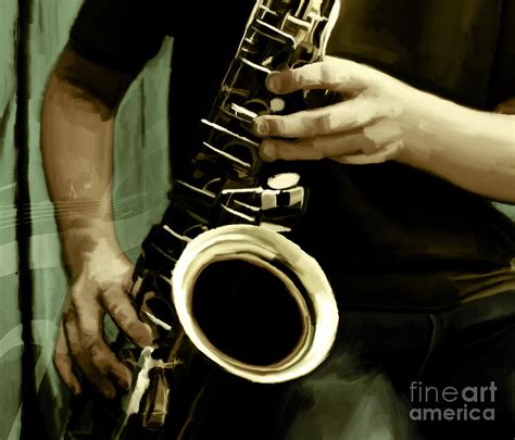 Saxophone Painting By Gull G Fine Art America