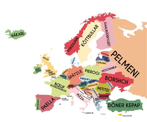 Harta E Ushqimeve Më Popullore Në Europë Lajmet Shqip