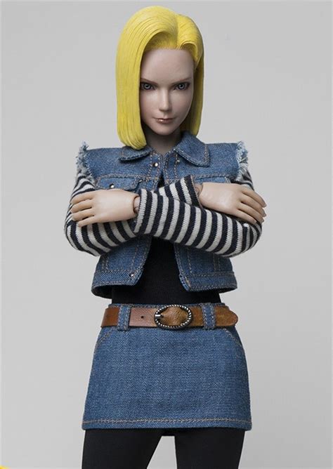 Georgiannaocie1983 Soldier Phicen 1 6 Scale Dragon Ball Z Android 18 Lazuli Action Figure Toy