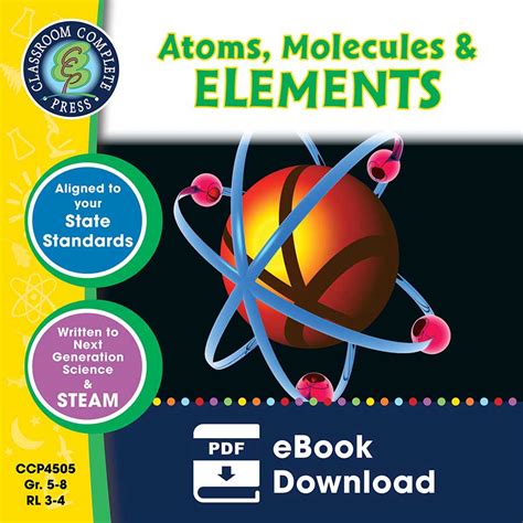 Atoms Molecules And Elements Grades 5 To 8 Ebook Lesson Plan Ccp