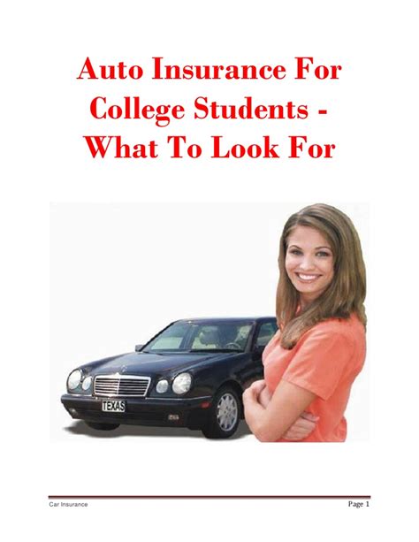 Many insurers offer student discounts based on grades and driver education. How To Find The Best Car Insurance For College Students