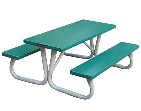 Gsa contract furniture · lifetime guarantee · request a free catalog 6' Aluminum Folding Kid's Picnic Table