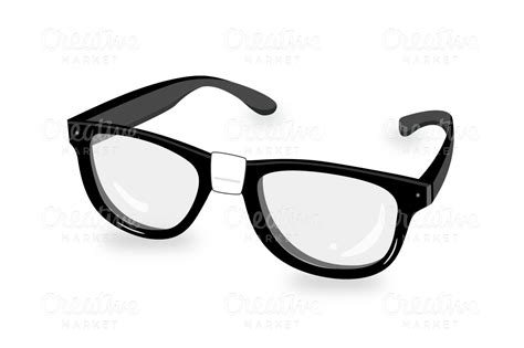 Geek Glasses Illustration ~ Objects On Creative Market
