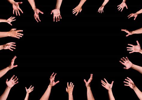 Many Hands Reaching Out Stock Photos Pictures And Royalty Free Images