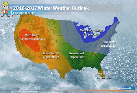 Winter Weather Outlook For 2016 2017
