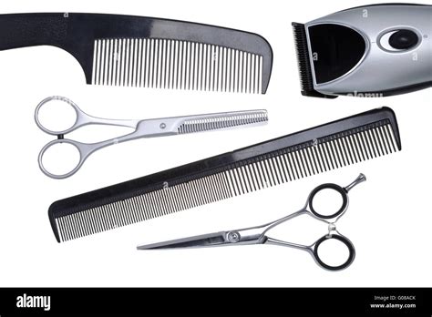 Scissors Scissors Tapering Machine For Hairstyle Stock Photo Alamy