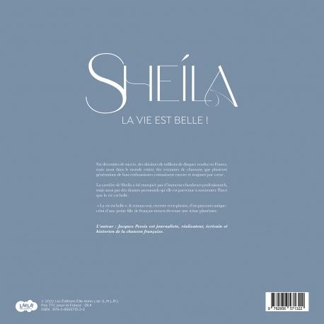 Sheila La Vie Est Belle Livre