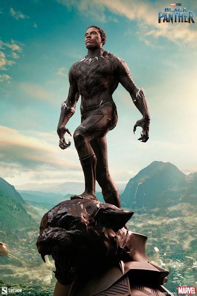 Pantera Negra ganha uma nova estátua da Sideshow depois de 4 anos da