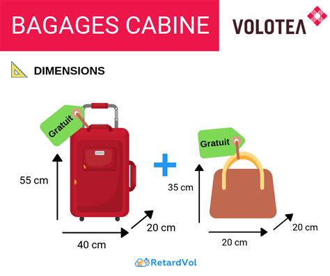 infos pratiques bagages volotea dimensions poids et prix