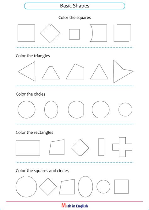 8 Best Images Of Drawing Geometric Shapes Worksheet 3d Shapes