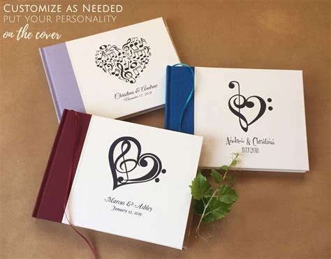 In particular, it is expected for every couple to have a visitor's log at their wedding. Musical Wedding Guest Book · Guest Book for Musicians ...