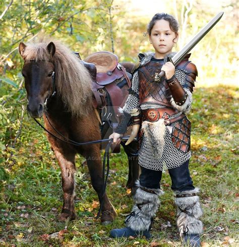 Kid Leather Armor Viking By Lagueuse Child Fighter Barbarian Knight