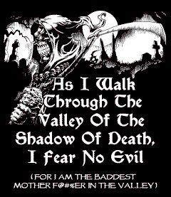 Don't walk behind me, i may not lead; For I am the baddest motherfucker in the valley! | Marines | Pinterest | I am, The o'jays and Ems