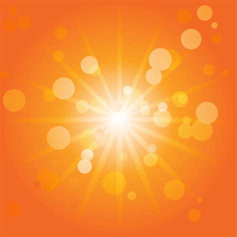 Free Vector Shiny Orange Bokeh Background Design