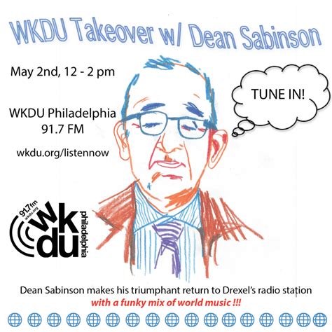 Live Wkdu Wkdu Takeover With Dean Sabinson Wkdu Philadelphia 917fm