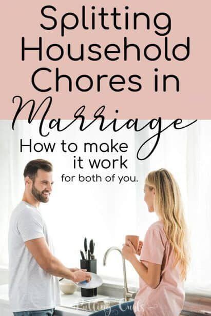 Splitting Household Chores In Marriage Household Chores Chart