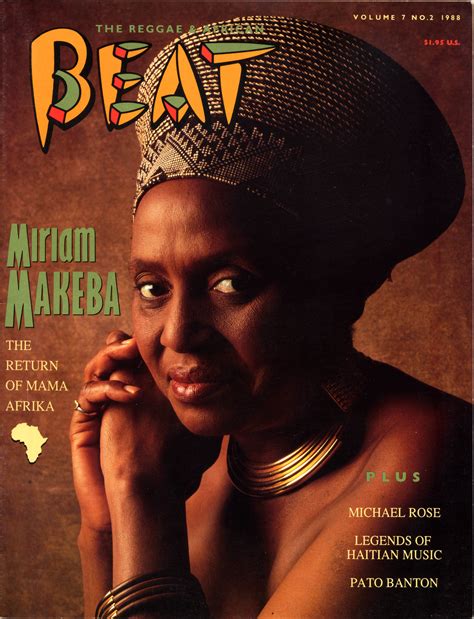 Afropop Worldwide Best Of The Beat On Afropop Miriam Makeba Remembering Mama Africa