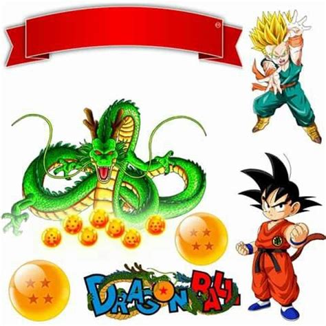 Dragon ball z is a japanese anime television series produced by toei animation. Topo de Bolo Dragonball Z | Topper de bolo, Topo de bolo ...