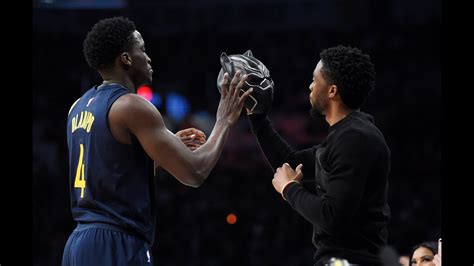 Black Panther Makes Appearance At Nba Slam Dunk Contest Youtube