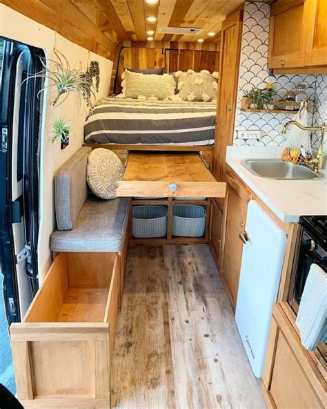 15 Custom Sprinter Van Conversion Camperlife Tiny House Storage