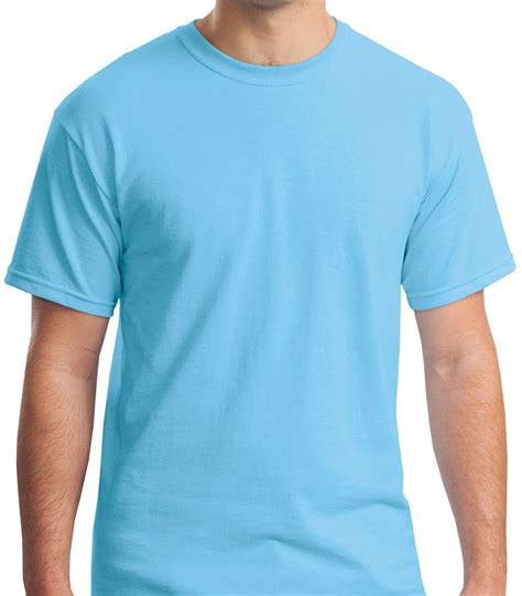 Gildan Camiseta Cuello Redondo Algodón Pesado 5000 Azul Cielo