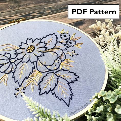 Links preceded by an asterisk (*) lead directly to pdf files. Spring Wildflowers Hand Embroidery Pattern