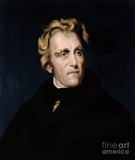 Andrew Jackson 7th American President By Photo Researchers