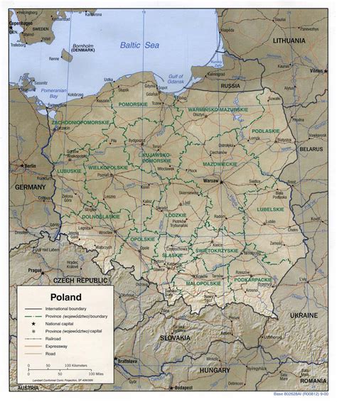 Cities In Poland Map