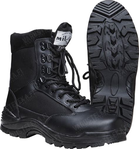Mil Tec Tactical Boots With Zipper