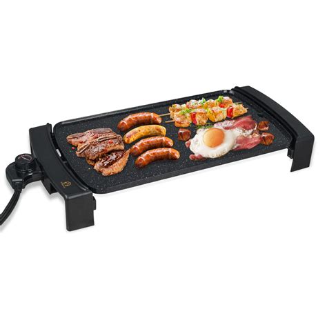 Atgrills Electric Griddle Non Stick Smokeless Portable Griddle The
