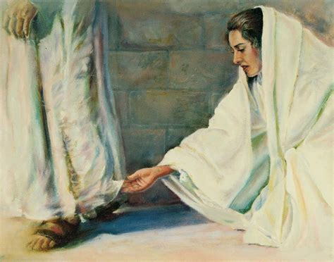 Touching The Hem Of His Garment Painting At