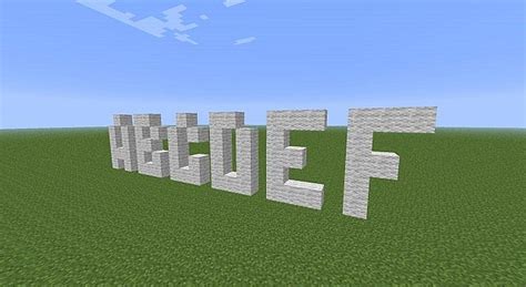 We did not find results for: MINETEXT - MCEdit filter to write words into the world ...