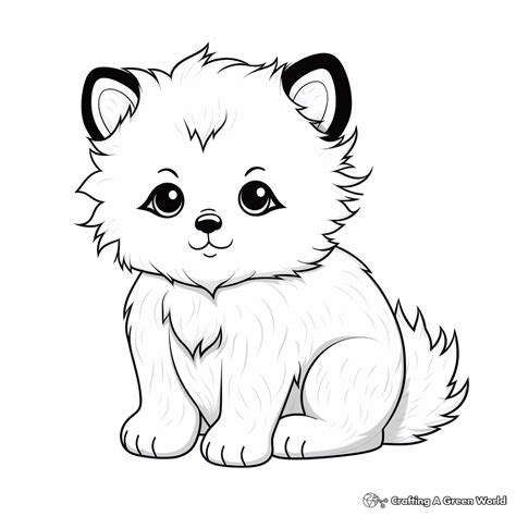 Arctic Fox Coloring Pages - Free & Printable!