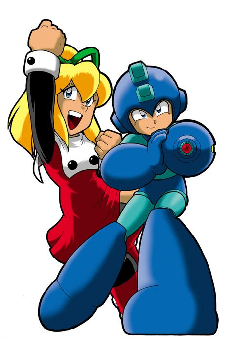 Mega Man And Roll Colored By Thormeister On Deviantart