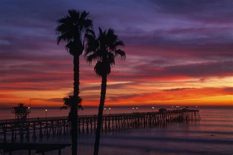 Enjoying Sunsets In San Clemente Coastline
