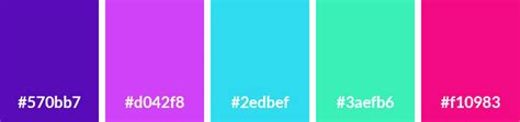21 Bright Color Palettes Vibrant And Vivid With Hex Codes